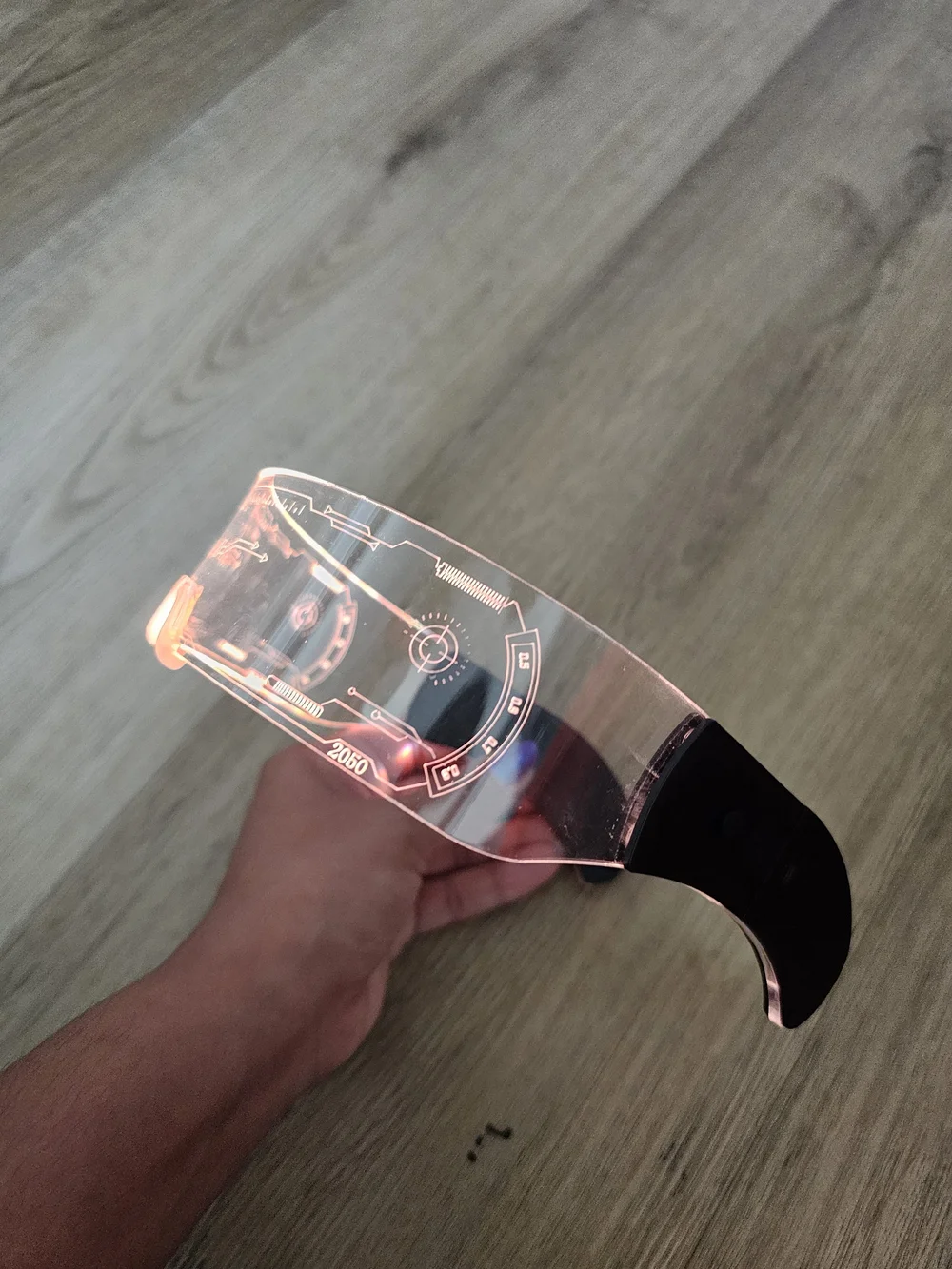 LED Light-Up Visor Headset - Multicolor